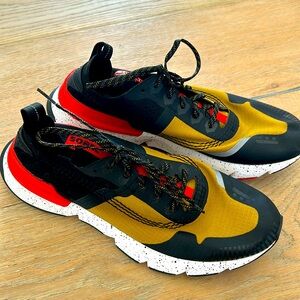 Sorel Men's Sneakers in Black, Red, and Yellow